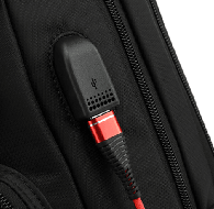 Laptopback pack enlagring bag for more storage USB port inbuilt